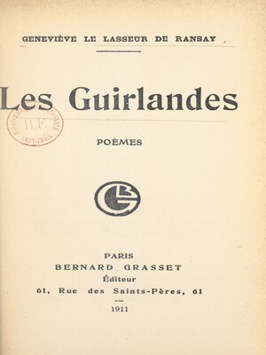 cover image of Les guirlandes